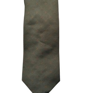 Green Silk Necktie with Matte Finish